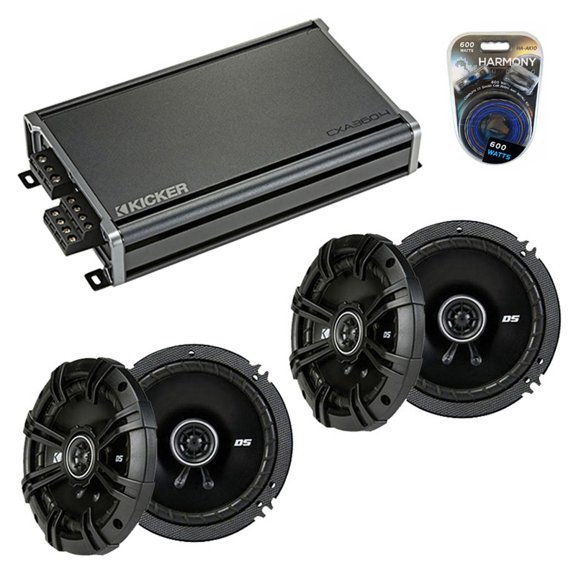Fits Mercedes CLK-320/ 430 98-03 Speaker Upgrade Kicker (2) DSC65 & CX300.4 Amp - Factory Certified