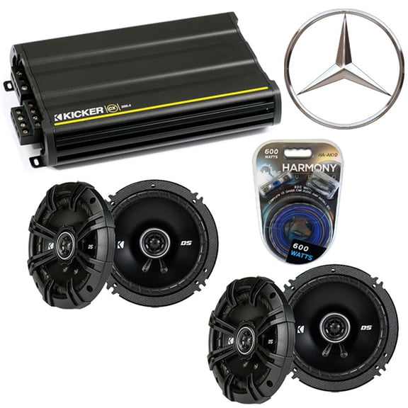 Fits Mercedes CLK-Class 04-04 Speaker Replacement Kicker (2) DSC65 & CX300.4 Amp - Factory Certified