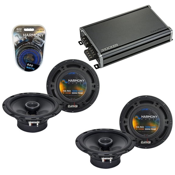 Fits Mercedes CLK-Class 05-08 Speaker Replacement Harmony (2) R65 & CXA360.4 Amp