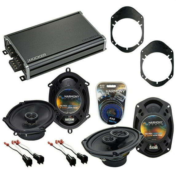 Fits Mercury Grand Marquis 98-02 Speaker Upgrade Harmony R68 R69 & CXA360.4 Amp