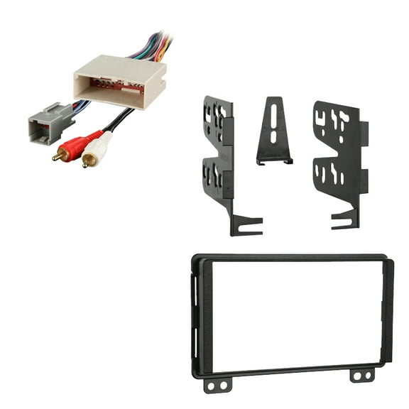 Fits Mercury Mountaineer 04-05 Audiophile Sys w/ Sub DDIN Radio Harness Dash Kit