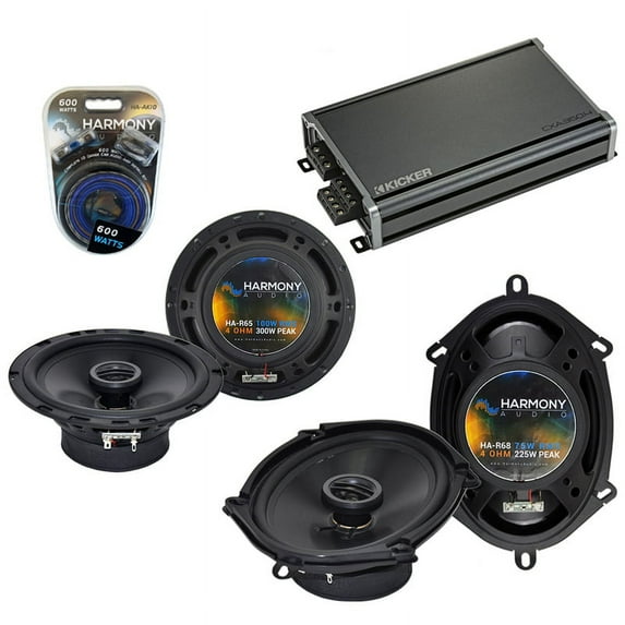 Fits Mercury Tracer 97-99 OEM Speaker Replacement Harmony R65 R68 & CXA360.4 Amp