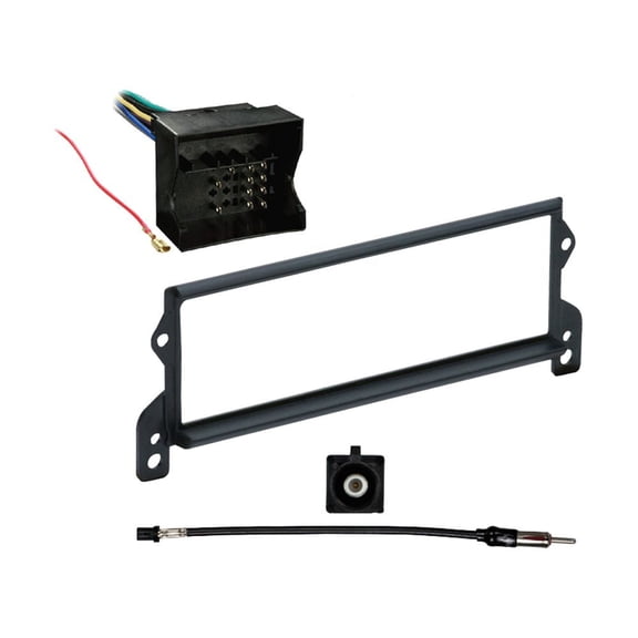 Fits Mini Cooper 2007-2008 Convertible Only Metra Single DIN Dash Kit with Harmony Radio Harness