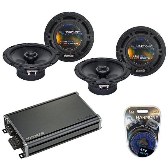 Fits Mitsubishi Outlander Sport 11-16 Speaker Upgrade Harmony (2) R65 & CXA360.4