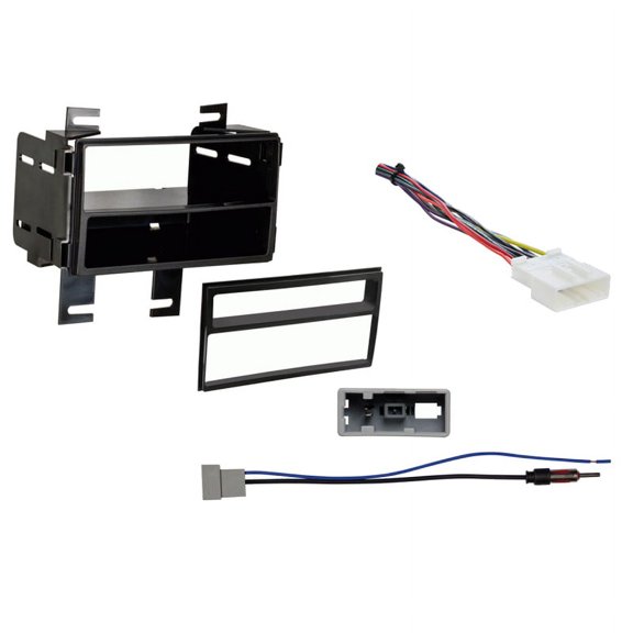 Fits Nissan Rogue S/SV 2012-2013 w/ SL Pkg SDIN Harness Radio Install Dash Kit