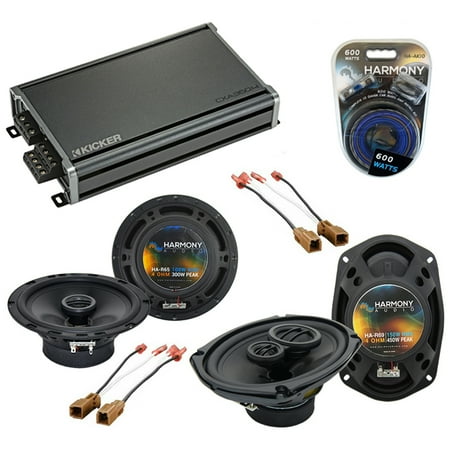 Fits Nissan Xterra 2009-2014 OEM Speaker Upgrade Harmony R65 R69 & CXA360.4 Amp