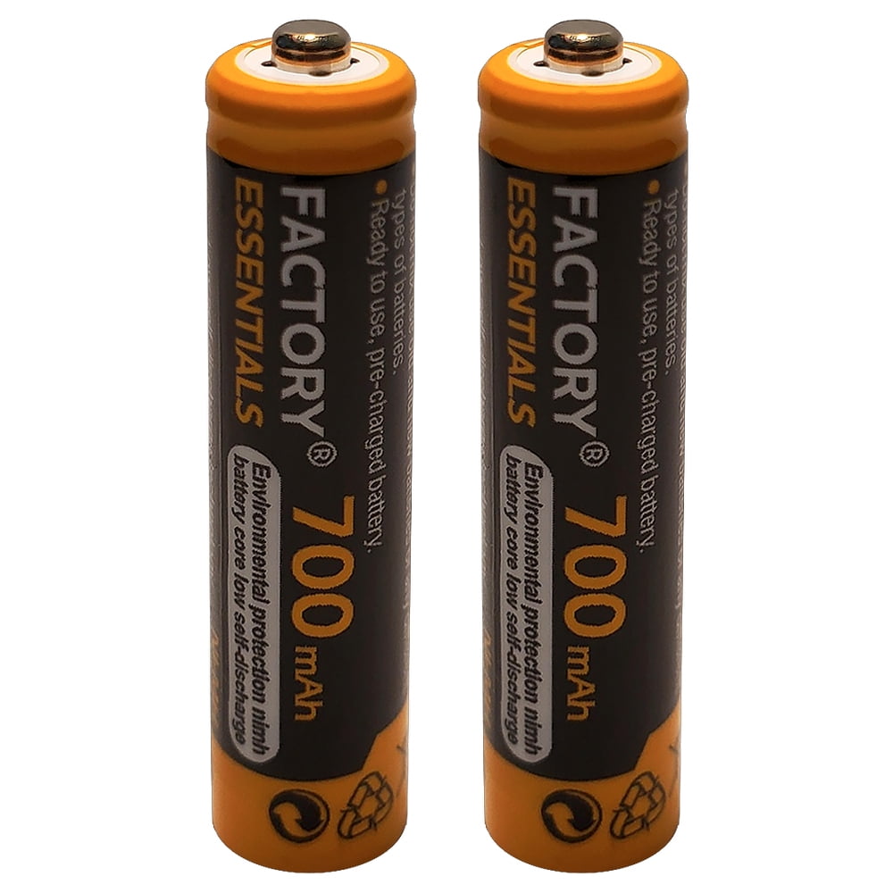 Fits Panasonic HHR4DPA NiMH AAA Cordless Phone Battery 700mAh 1.2v 2Pack