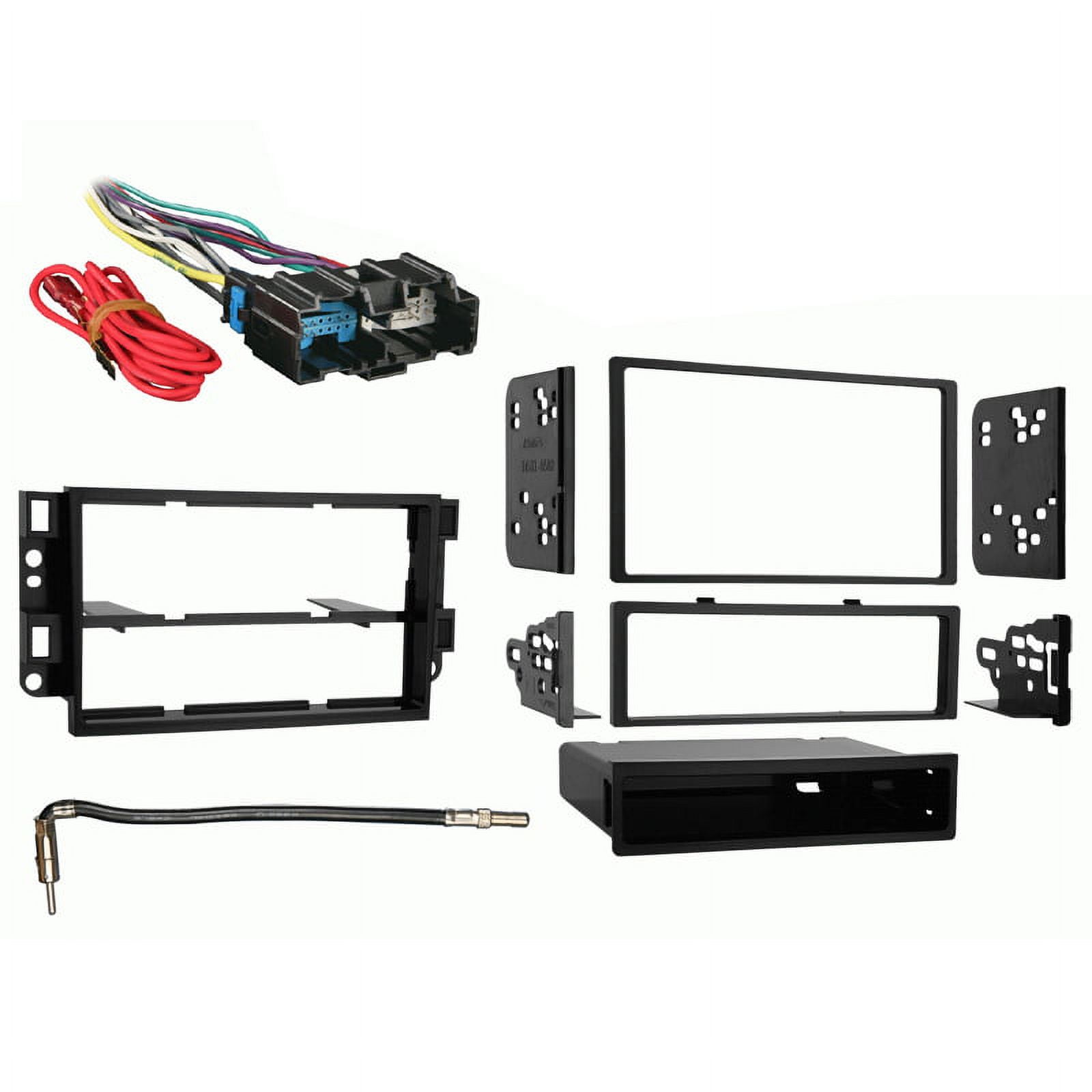 Double Din Radio Dash Kit For Pontiac Grand Am 2001-2006 - Stereo Installation Bezel Faceplate