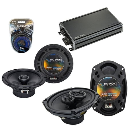 Fits Pontiac G6 2005-2008 Factory Speaker Upgrade Harmony R65 R69 & CXA360.4 Amp