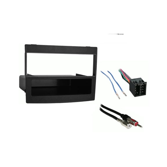 Fits Pontiac GTO 2004-2006 Metra Single DIN Dash Kit with Harmony Radio Harness