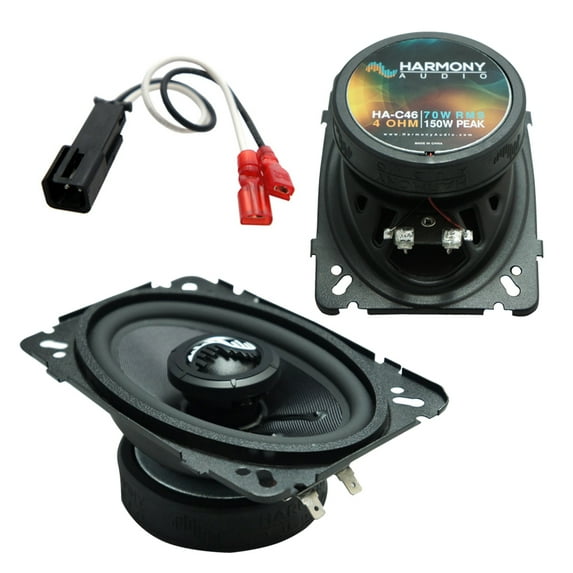 Fits Pontiac Grand Am 1996-2005 Front Door Replacement Harmony HA-C46 Speakers