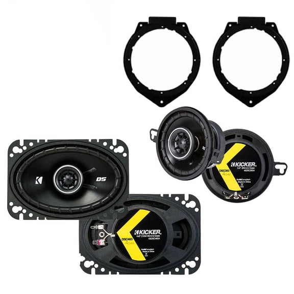 Fits Pontiac Solstice 2006-2009 OEM Speaker Upgrade Kicker DSC46 DSC35 Package