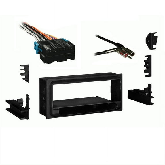 Fits Pontiac TransSport 1997-1999 Single DIN Harness Radio Install Dash Kit