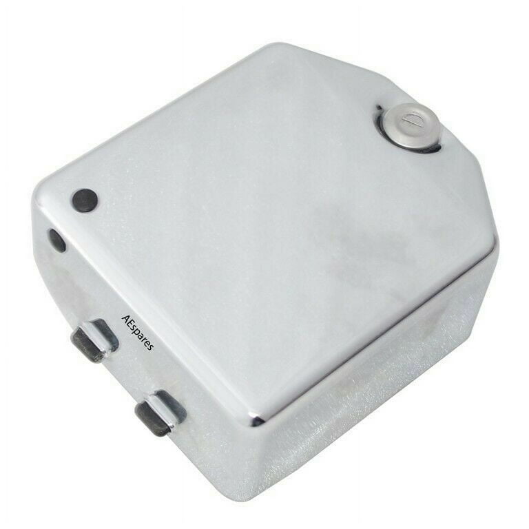 Fits Royal Enfield Battery Box Assy With Cover lock Steel Chrome