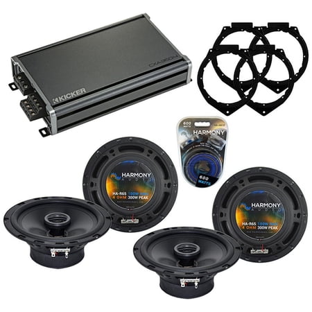 Fits Saturn Outlook 2007-2009 Speaker Replacement Harmony (2) R65 & CXA360.4 Amp