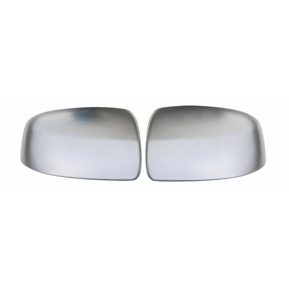 OMAC Side Mirror Cover Caps Fits Smart ForTwo 2007-2015 Brushed Stainless Steel 2 Pcs