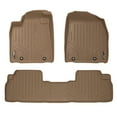 thumbnail image 1 of Fits SmartLINER All Weather Custom Fit Floor Mats Liner Full Set for RX (Tan), 1 of 5