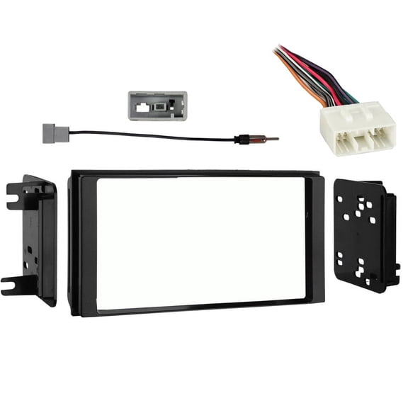 Fits Subaru Forester 2009-2013 DVD based OE NAV Metra Double DIN Dash Kit with Harmony Radio Harness