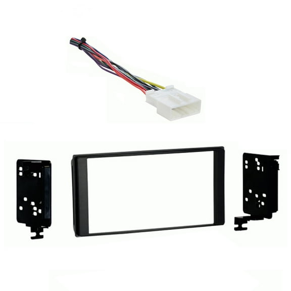 Fits Subaru Forester 2014-2015 w/o OE NAV Double DIN Harness Radio Dash Kit