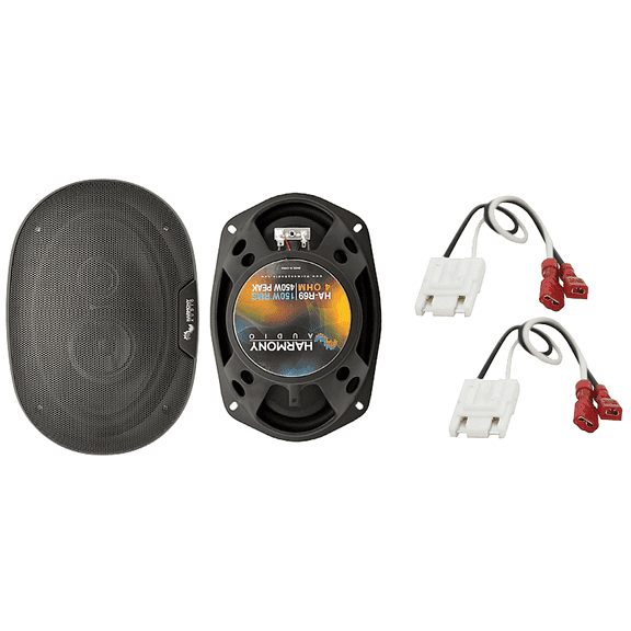 Fits Suzuki Equator Extended Cab 09-11 Front Door Replacement Speakers HA-R69