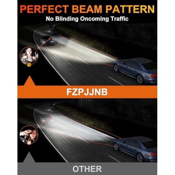 Fits for TOYOTA TACOMA (2012-2015) 9003/H4 High/Low Beam Halogen Headlight Bulbs + H11/H16 Fog Lamp High Performance, 300% Brightness Plug-n-Play Lighting Bulbs, 5500K White Light,