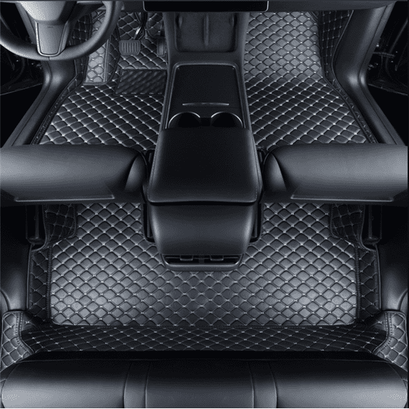 Fits 2020-2025 Tesla Model Y 5 Seater(Non for Model Y Juniper Refresh) Floor Mats Tesla Y Front & Rear Full Set Floor Liner Car Mats