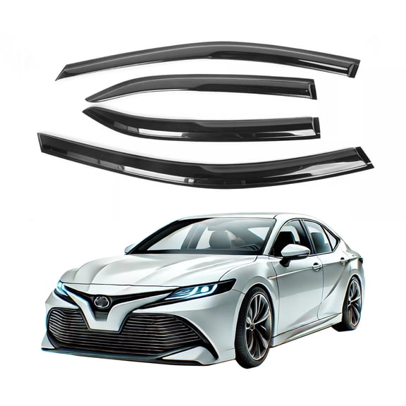 Fits Toyota Camry 2018+ Acrylic Window Visor Sun Rain Deflector Guard