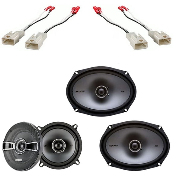 Fits Toyota Camry Wagon 1992-1996 OEM Speaker Upgrade Kicker KSC5 KSC69 Package