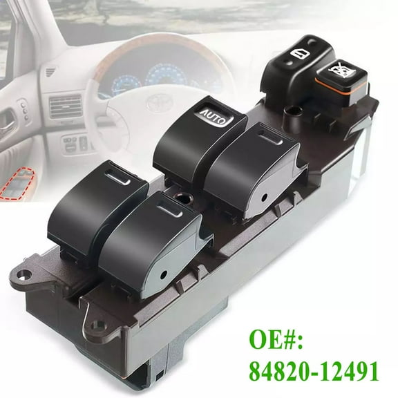 Fits Toyota Corolla 1.8L 8482012491 Electric Power Window Master Control Switch