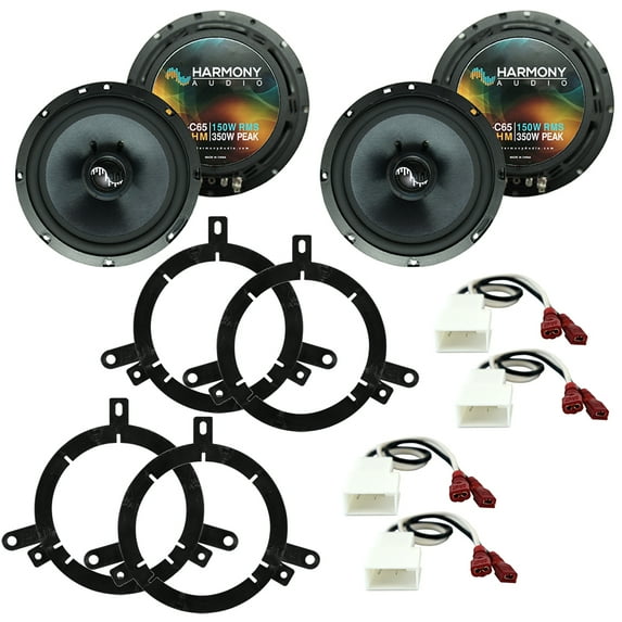 Fits Toyota Corolla 2001-2002 Factory Speakers Upgrade Harmony (2) C65 Package