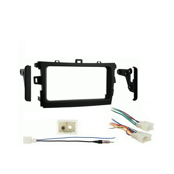 Fits Toyota Corolla 2012-2013 Double DIN Harness Radio Install Dash Kit