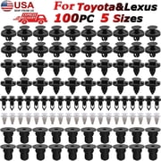 Fits for Toyota for Lexus Car Trim Panel Clips Bumper Fender Pin Rivet 7-9MM Engine US