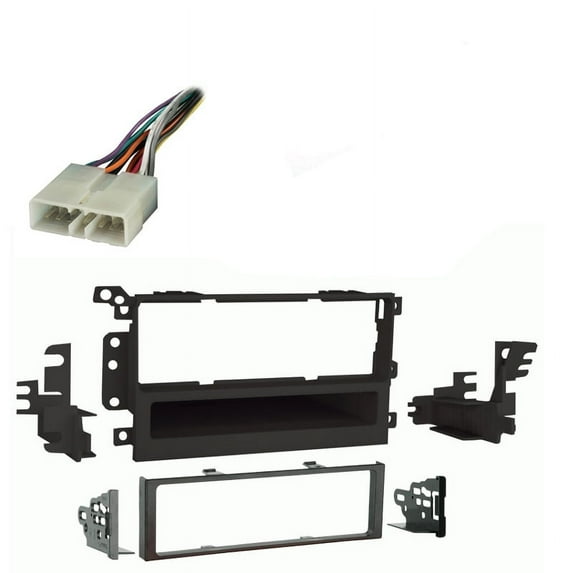 Fits Toyota Matrix 2003-2004 Single DIN Stereo Harness Radio Install Dash Kit