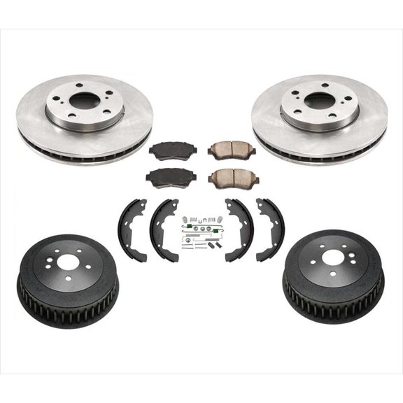 Fits Toyota Sienna 98-03 Brake Rotors Pads Brake Drums Brake Shoe Springs
