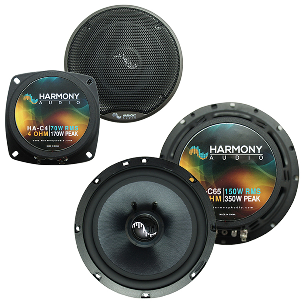 Harmony Audio HA-R4 4" Car Speakers - Direct Replacement For Toyota Tercel 1995-1998