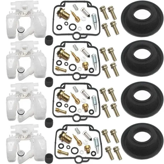 Fits Triumph Daytona, Trophy, Adventurer, Speed Triple, Sprint, Tiger, Trident 1996-2005 Mikuni BST36 Carburetor Repair Kit with Diaphragm & Float Replacement