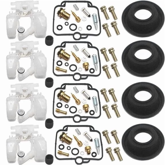Fits Triumph Daytona, Trophy, Adventurer, Speed Triple, Sprint, Tiger, Trident 1996-2005 Mikuni BST36 Carburetor Repair Kit with Diaphragm & Float Replacement
