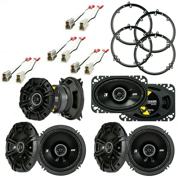 Fits Volkswagen Golf 1994-1998 Factory Speaker Upgrade Kicker DS Series Package