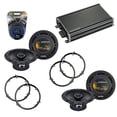 thumbnail image 1 of Fits Volkswagen Jetta 99-05 Speaker Replacement Harmony (2) R65 & CXA360.4 Amp, 1 of 5