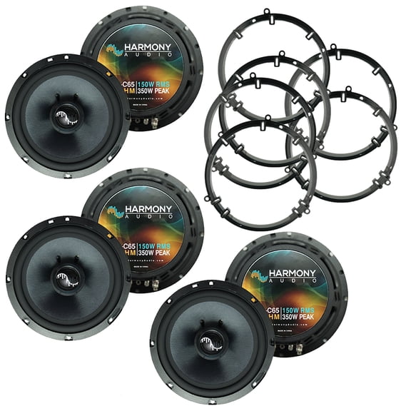 Fits Volkswagen Passat 2006-2015 Factory Speakers Upgrade Harmony (3) C65 Kit