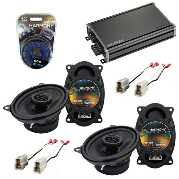 Fits Volkswagen Scirocco 81-87 Speaker Replacement Harmony (2) R46 & CXA360.4