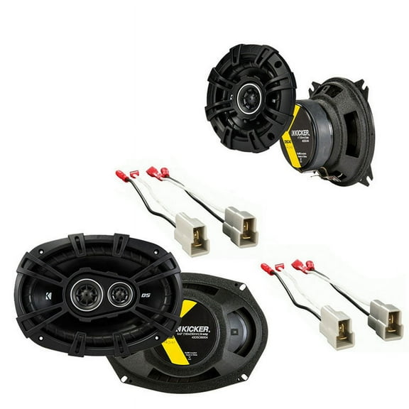 Fits Volkswagen Vanagon 1986-1992 OEM Speaker Upgrade Kicker DSC4 DSC693 Package