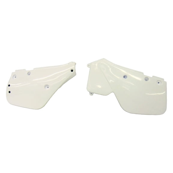Fits Yamaha 1986 87 88 89 1990 YZ 490 YZ490 White Side Covers Panels Plastics