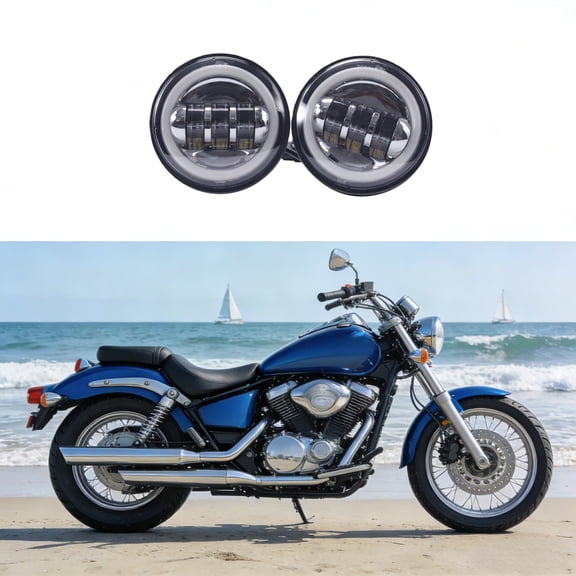 Fits Yamaha V Star 650 Classic Motorcycle 4.5" LED Spot Fog Light