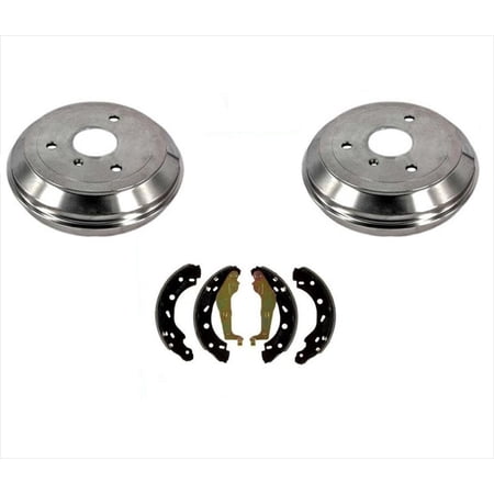 Fits for 05-15 Smart Car Fortwo Rear Brake Drums & Rear Brake Shoes