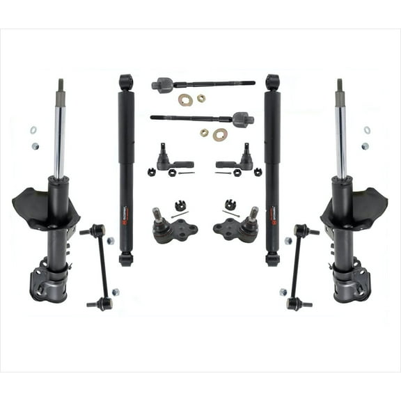 Fits for 96-01 Nissan Pathfinder Front Struts & Rear Shocks Chassis Parts 12P kt
