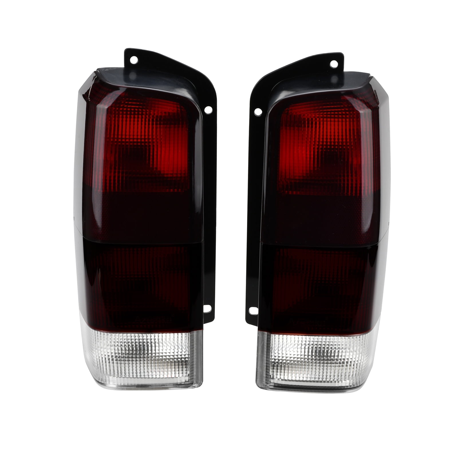 Fits for Jeep 9701 XJ Tail Lights Red/Smoke Lens Rear Tail Lamps Set