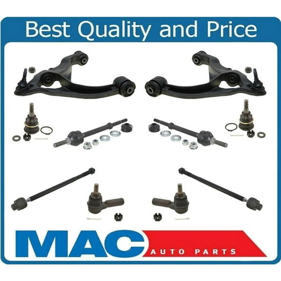 Fits for Ram 2006-2008 1500 4 Wheel Drive Low Control Arms Ball Joints Tie Rods