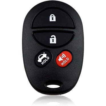 2 Pack KeylessKing Replacement Remote Key Fob For Toyota Solara 2004-2008 (KK-7016, GQ43VT20T, 89742-AA040)