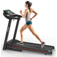 thumbnail image 1 of GUTALOR Fitshow App Home Foldable Treadmill with Incline - Folding Treadmill for Home Workout, Electric Walking Machine with 5" LCD Screen, 250 LB Capacity, Bluetooth Music, 1 of 7
